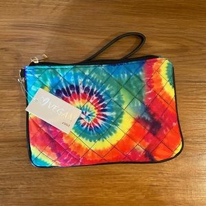 Vegan Tie dye clutch NWT